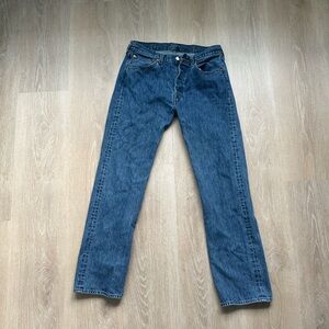 Classic Levi Blue Straight-Leg Jeans